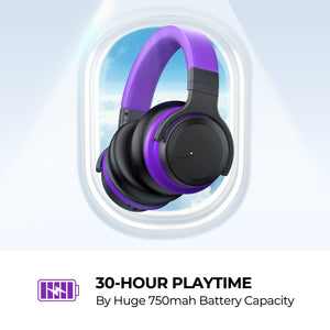 E7 Active Noise Cancelling Headphones Wireless 5.0 Bluetooth Headphones with Rich Bass Headphone cowinaudio 