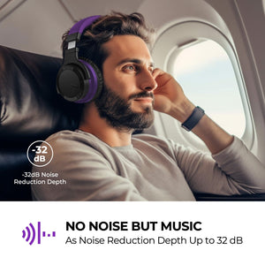 E7 Active Noise Cancelling Headphones Wireless 5.0 Bluetooth Headphones with Rich Bass Headphone cowinaudio 