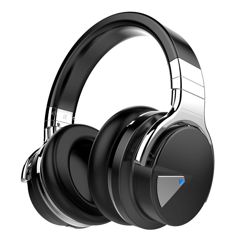 Active Noise Cancelling Headphones,Wireless Bluetooth Headphones Built-in  Mic 40 Hours Playtime Wireless Noise Cancelling Headphone 3D Low Bass Tone